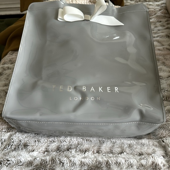 Ted Baker Grey Alacon Bow Bag - Picture 3 of 6